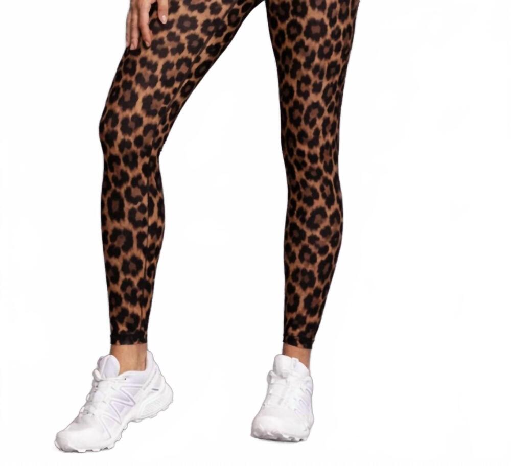 NEW HEROINE SPORT performance olen legging in cheetah